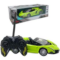 Carrinho Conversível Esportivo Controle Remoto, Pica Pau, A Pilhas 1:18 Acende Faróis Carrinho Conversível Esportivo Controle Remoto, Pica Pau, A Pilhas 1:18 Acende Faróis