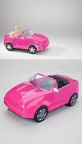 Carrinho Conversível Rosa 2 Lugares Boneca Carrinho Conversível Rosa 2 Lugares Boneca