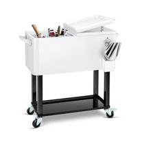 Carrinho Cooler EDOSTORY de 80 Quartos com Rodas Carrinho Cooler EDOSTORY de 80 Quartos com Rodas