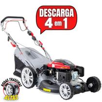 Carrinho Cortador De Grama Nakashi LR225TE Uso Profissional Motor 4T 6,5HP Com Partida Elétrica 22"