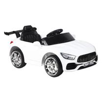 Carrinho Criança 12V Branco Bateria Recarregável 110/220V - Bangtoys