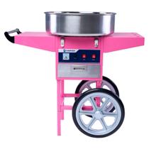 Carrinho de Algodão Doce Artistico Cotton Candy Profissional Rosa Carrinho de Algodão Doce Artistico Cotton Candy Profissional Rosa