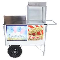 Carrinho de Algodão Doce e Pipoca com Toldo BL41P/T Cefaz