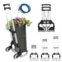 Carrinho De Alumínio Dobrável Cargas 80 Kilos 03 Estágios