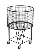 Carrinho de armazenamento CosmoLiving Metal Rolling Mesh Carrinho de armazenamento CosmoLiving Metal Rolling Mesh