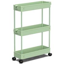 Carrinho de armazenamento SPACEKEEPER Slim Rolling 3 Tier Green