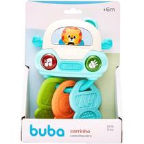 Carrinho de atividades com chaveiro buba zoo