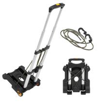 Carrinho de bagagem Mount-It! Dobrável com rodas de 35 kg de capacidade Carrinho de bagagem Mount-It! Dobrável com rodas de 35 kg de capacidade