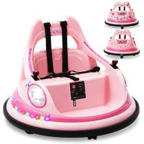 Carrinho de Bateria Elétrico Kiddokidz 12V Rosa com Controle Remoto Carrinho de Bateria Elétrico Kiddokidz 12V Rosa com Controle Remoto