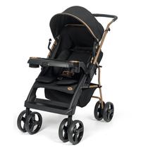 Carrinho de Bebê 0 a 15kg Bolt Preto e Dourado Tutti Baby