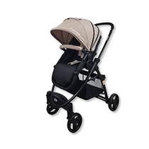 Carrinho de bebe 3 em 1 jupiter caqui - passear baby Carrinho de bebe 3 em 1 jupiter caqui - passear baby