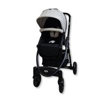 Carrinho de bebe 3 em 1 jupiter preto cinza - passear baby