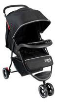 Carrinho De Bebê 3 Rodas Passeio Até 15kgs Styll Baby Cor Preto Chassi Preto