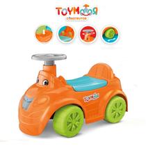 Carrinho De Bebê Andador Triciclo Laranja Empurrar ToyMotor - Roma Brinquedos