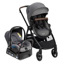 Carrinho de Bebê Anna³ Grey Bebê Conforto e Base Maxi Cosi