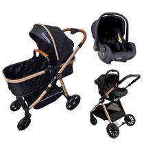 Carrinho de bebe apolo 6 em 1 premium europeu com moises bebe conforto fechamento com 1 mao Carrinho de bebe apolo 6 em 1 premium europeu com moises bebe conforto fechamento com 1 mao