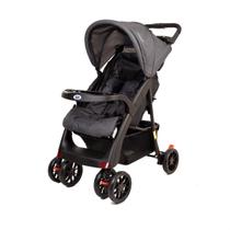 Carrinho de Bebê Atena 0 a 15Kg Preto - Passear Carrinho de Bebê Atena 0 a 15Kg Preto - Passear