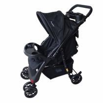 Carrinho de Bebê Atena Reversível 0 a 15Kg Preto - Passear Carrinho de Bebê Atena Reversível 0 a 15Kg Preto - Passear