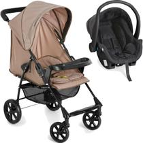Carrinho de Bebe Bebe Cocoon Black Galzerano Romano G22 Toffee