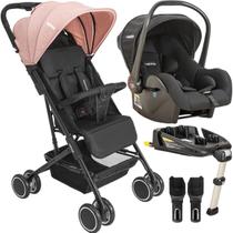 Carrinho de Bebe Bebe Conforto Base ISOFIX Kiddo Mascote Rosa Carrinho de Bebe Bebe Conforto Base ISOFIX Kiddo Mascote Rosa