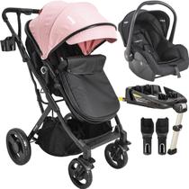 Carrinho de Bebe Bebe Conforto Base ISOFIX Kiddo Vox II Rosa Carrinho de Bebe Bebe Conforto Base ISOFIX Kiddo Vox II Rosa