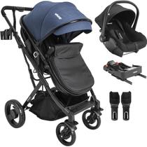 Carrinho de Bebe Bebe Conforto Colinho Base ISOFIX Kiddo Vox II Marinho122 Carrinho de Bebe Bebe Conforto Colinho Base ISOFIX Kiddo Vox II Marinho122