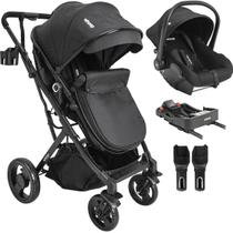 Carrinho de Bebe Bebe Conforto Colinho Base ISOFIX Kiddo Vox II Preto Carrinho de Bebe Bebe Conforto Colinho Base ISOFIX Kiddo Vox II Preto