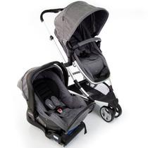 Carrinho de Bebe Bebe Conforto e Base Infanti Sky Grey Classic Cinza
