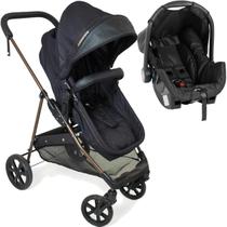 Carrinho de Bebe Bebe Conforto Galzerano Napoli G22 Preto Cobre Carrinho de Bebe Bebe Conforto Galzerano Napoli G22 Preto Cobre