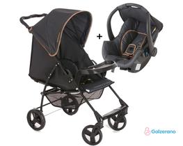 Carrinho de bebe + bebe conforto galzerano unissex ref-1036ptc