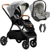 Carrinho de Bebe Berço Joie Finiti com Bebe Conforto Carbon