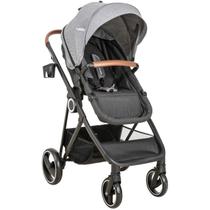 Carrinho de Bebe Berço Moises Kiddo Cosmos Melange Grafite