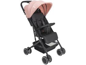 Carrinho de Bebe Berço Passeio Compacto Kiddo Mascote Rosa