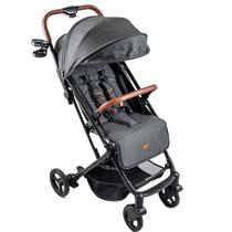 Carrinho de Bebe Berço Passeio Galzerano Kira Grafite