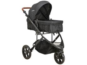 Carrinho de Bebe Berço Passeio Moises Corrida Kiddo Trek Preto