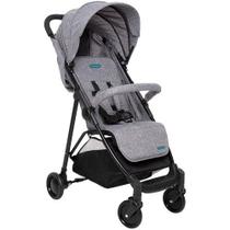 Carrinho de Bebê Berço Versalhes Passeio Compacto Leve Desmontável Reclinável Cinza Bebeliê - CBB-02