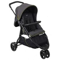 Carrinho De Bebê Burigotto Cr3 De 0 Até 15kg Para Passeio Cinza Escuro Com Neon Carrinho De Bebê Burigotto Cr3 De 0 Até 15kg Para Passeio Cinza Escuro Com Neon