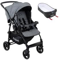 Carrinho de Bebe Burigotto Reversivel Rio K 22 Ninho Mesclado Preto
