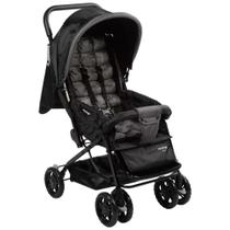 Carrinho de Bebe Carro Berço Voyage Luck 15kg - Preto