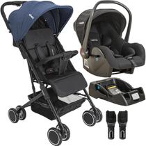 Carrinho de Bebe com Bebe Conforto Base Kiddo Mascote Marinho Carrinho de Bebe com Bebe Conforto Base Kiddo Mascote Marinho