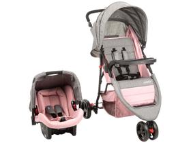 Carrinho de Bebê com Bebê Conforto Cosco - Travel System Jetty 3 Rodas 0 a 15kg