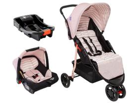 Carrinho de Bebê com Bebê Conforto e Base 3 em 1 Cosco Kids Toffy Trio 3 Rodas até 15kg Carrinho de Bebê com Bebê Conforto e Base 3 em 1 Cosco Kids Toffy Trio 3 Rodas até 15kg
