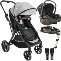 Carrinho de Bebe com Bebe Conforto e ISOFIX Kiddo Nomad Grafite Carrinho de Bebe com Bebe Conforto e ISOFIX Kiddo Nomad Grafite