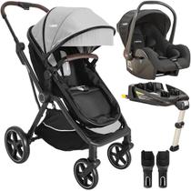 Carrinho de Bebe com Bebe Conforto e ISOFIX Kiddo Nomad Grafite Carrinho de Bebe com Bebe Conforto e ISOFIX Kiddo Nomad Grafite