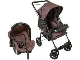 Carrinho de Bebê com Bebê conforto Reversível - Galzerano Travel System Milano 6 Rodas 0 a 15kg