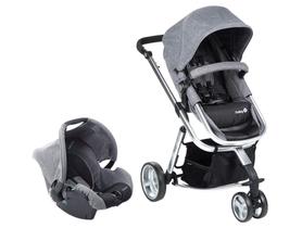Carrinho de Bebê com Bebê Conforto Safety 1st TS Mobi Duo 3 Rodas até 15kg Carrinho de Bebê com Bebê Conforto Safety 1st TS Mobi Duo 3 Rodas até 15kg