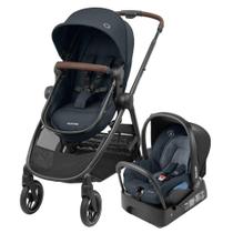 Carrinho de Bebê com Bebê Conforto Travel System Anna³ Trio Maxi-Cosi Essential Graphite