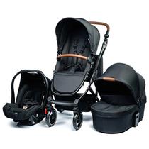 Carrinho de bebe como 4 ink com moises + bolsa + bebe conforto - abc design