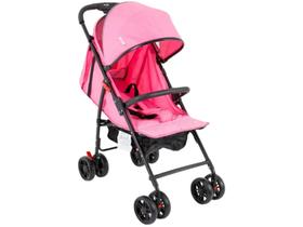 Carrinho De Bebê Compacto Avanti Trixx Pink Rosa Preto Fechamento Rápido