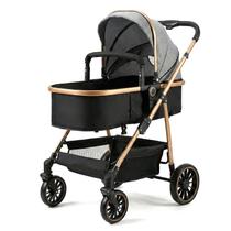 Carrinho De Bebê Compacto Reversível Dobrável 0-15kg Moisés Bebê Conforto